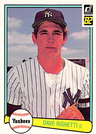 1982 Donruss Dave Righetti #73