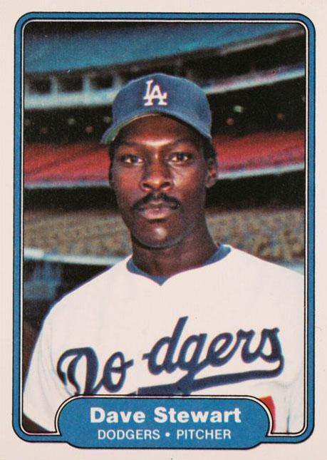 1982 Fleer Dave Stewart #24