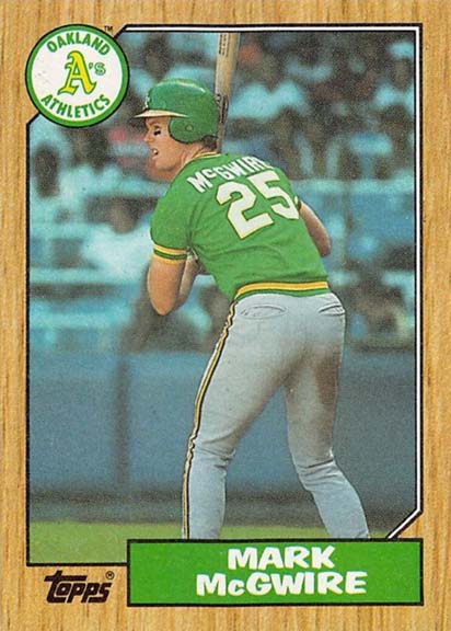 1987 Topps Mark McGwire #366