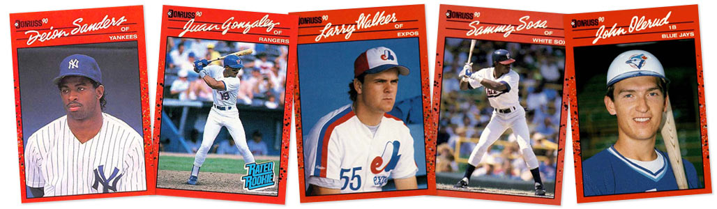 1990 Donruss baseball rookie card prices