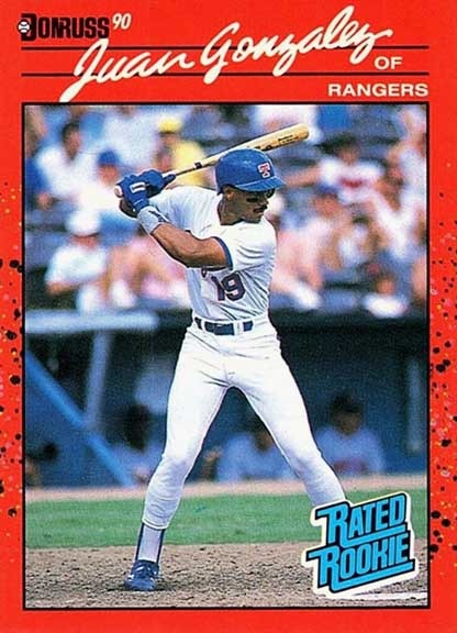 1990 Donruss Juan Gonzalez #33