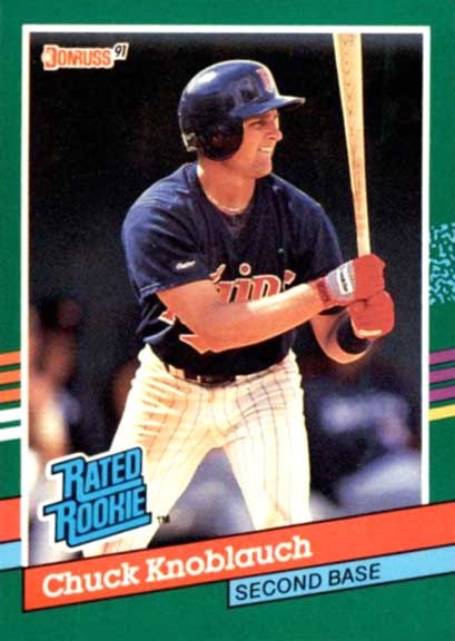 1991 Donruss Chuck Knoblauch #421