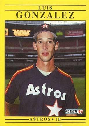 1991 Fleer Luis Gonzalez #507