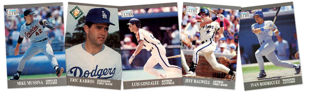 1991 Ultra baseball rookie card values