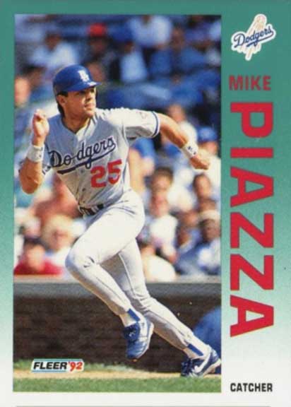 1992 Fleer Update Mike Piazza #U-92