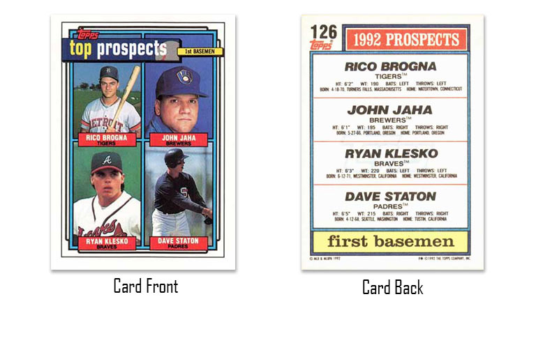 1992 Topps Top Prospects #126
