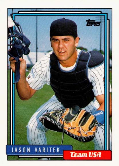 1992 Topps Traded Jason Varitek #123T