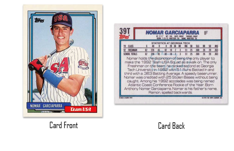 1992 Topps Traded Nomar Garciaparra rookie card