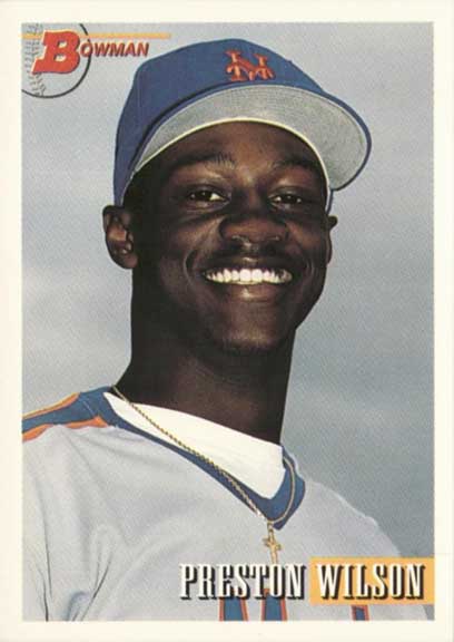 1993 Bowman Preston Wilson #595
