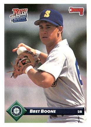 1993 Donruss Bret Boone Rated Rookie #188