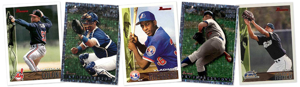 1995 Bowman baseball rookie cards