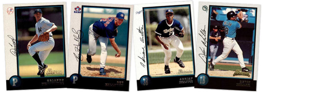 1998 Bowman baseball rookie cards