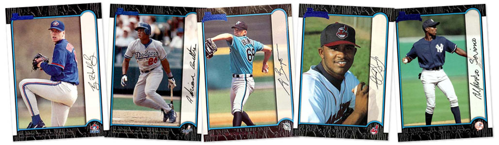1999 Bowman baseball rookie cards