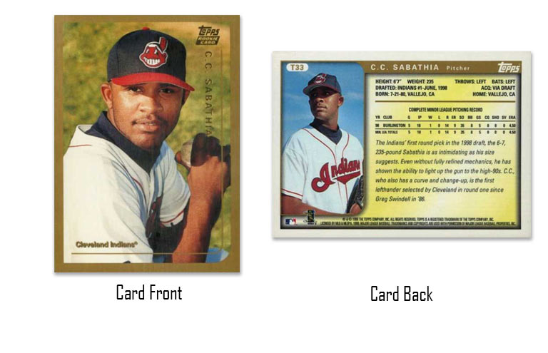 1999 Topps Traded C.C. Sabathia rookie card