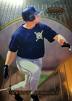 1996 Bowman's Best Geoff Jenkins #136