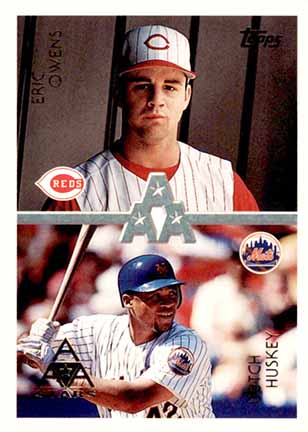 1996 Topps Butch Huskey and Eric Owens #104