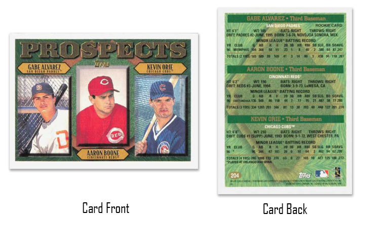 1997 Topps Prospects Aaron Boone rookie card