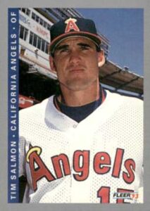 1993 Fleer baseball Tim Salmon #197