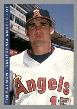 1993 Fleer baseball Tim Salmon #197