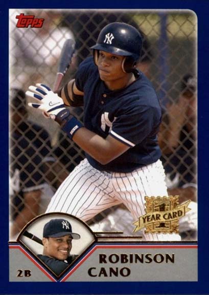 2003 Topps Traded Robinson Cano #T200