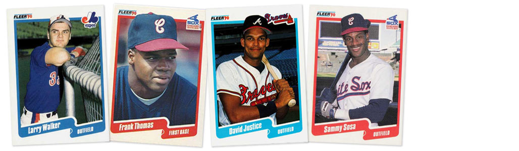 1990 Fleer and Fleer Update baseball cards