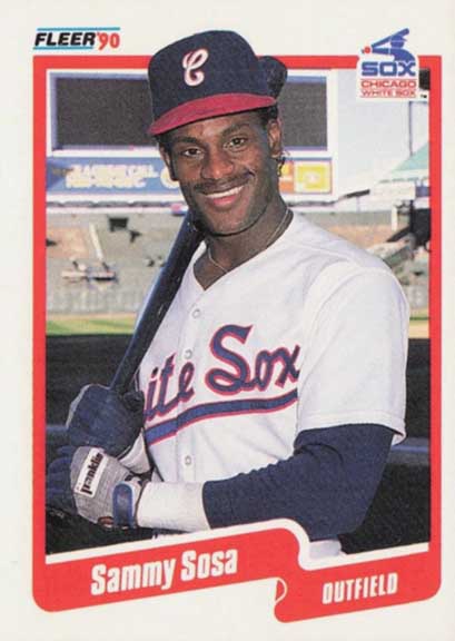 1990 Fleer Sammy Sosa #548