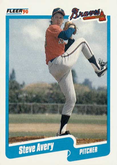 1990 Fleer Update Steve Avery #U-1