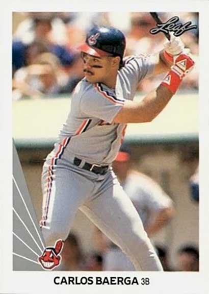 1990 Leaf Carlos Baerga #443