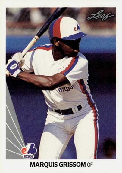 1990 Leaf Marquis Grissom #107