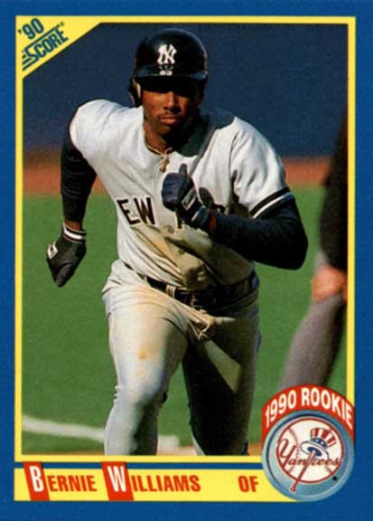 1990 Score Bernie Williams #619