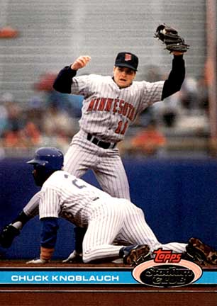 1991 Stadium Club Chuck Knoblauch #548