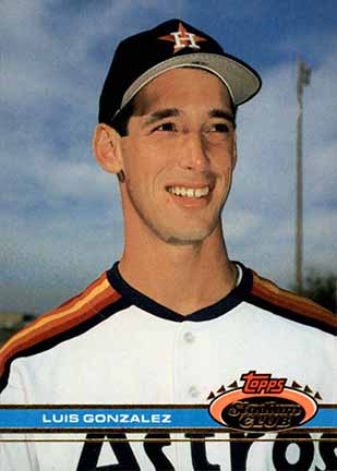 1991 Stadium Club Luis Gonzalez #576