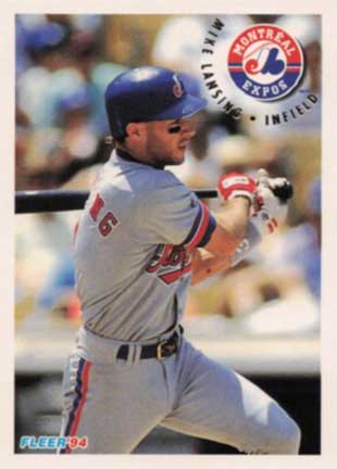 1994 Fleer Mike Lansing #543