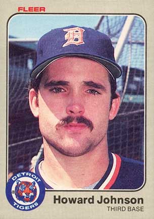 1983 Fleer Howard Johnson #332