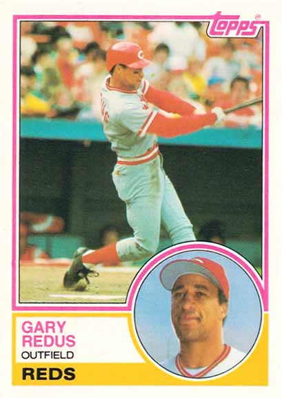 1983 Topps Traded Gary Redus #94T