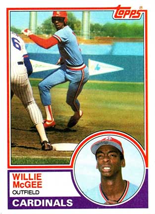 1983 Topps Willie McGee #49
