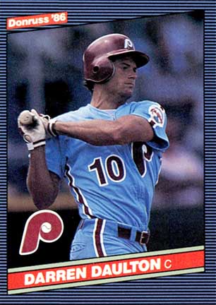 1986 Donruss Darren Daulton #477