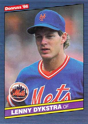 1986 Donruss Lenny Dykstra #482