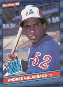1986 Donruss Andres Galarraga #33