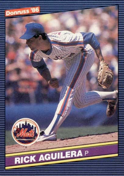 1986 Donruss Rick Aguilera #441
