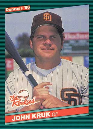 1986 Donruss The Rookies John Kruk #42