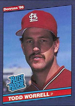 1986 Donruss Todd Worrell #43