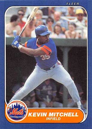 1986 Fleer Update Kevin Mitchell #U-76