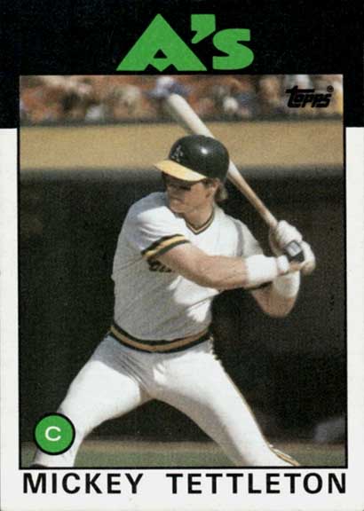 1986 Topps Mickey Tettleton #457