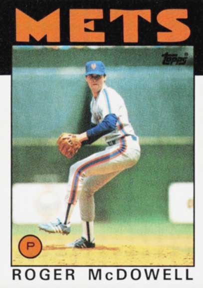 1986 Topps Roger McDowell #547