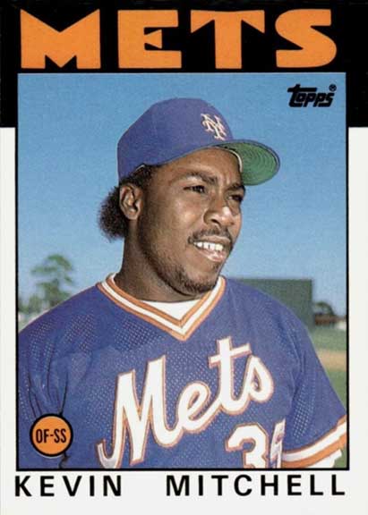 1986 Topps Traded Kevin Mitchell #74T