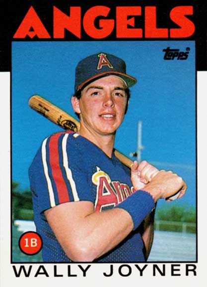 1986 Topps Traded Wally Joyner #51T