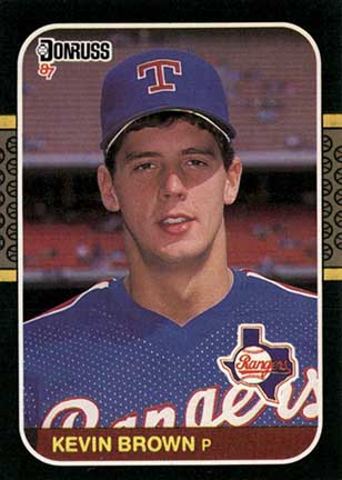 1987 Donruss Kevin Brown #627