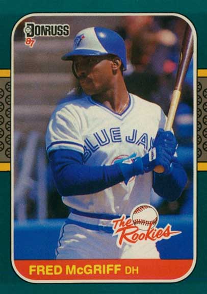 1987 Donruss The Rookies Fred McGriff #31
