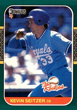 1987 Donruss The Rookies Kevin Seitzer #15